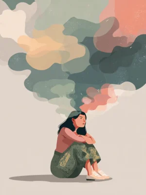 segnali-mente-ansia-fumetti-pancia-felice